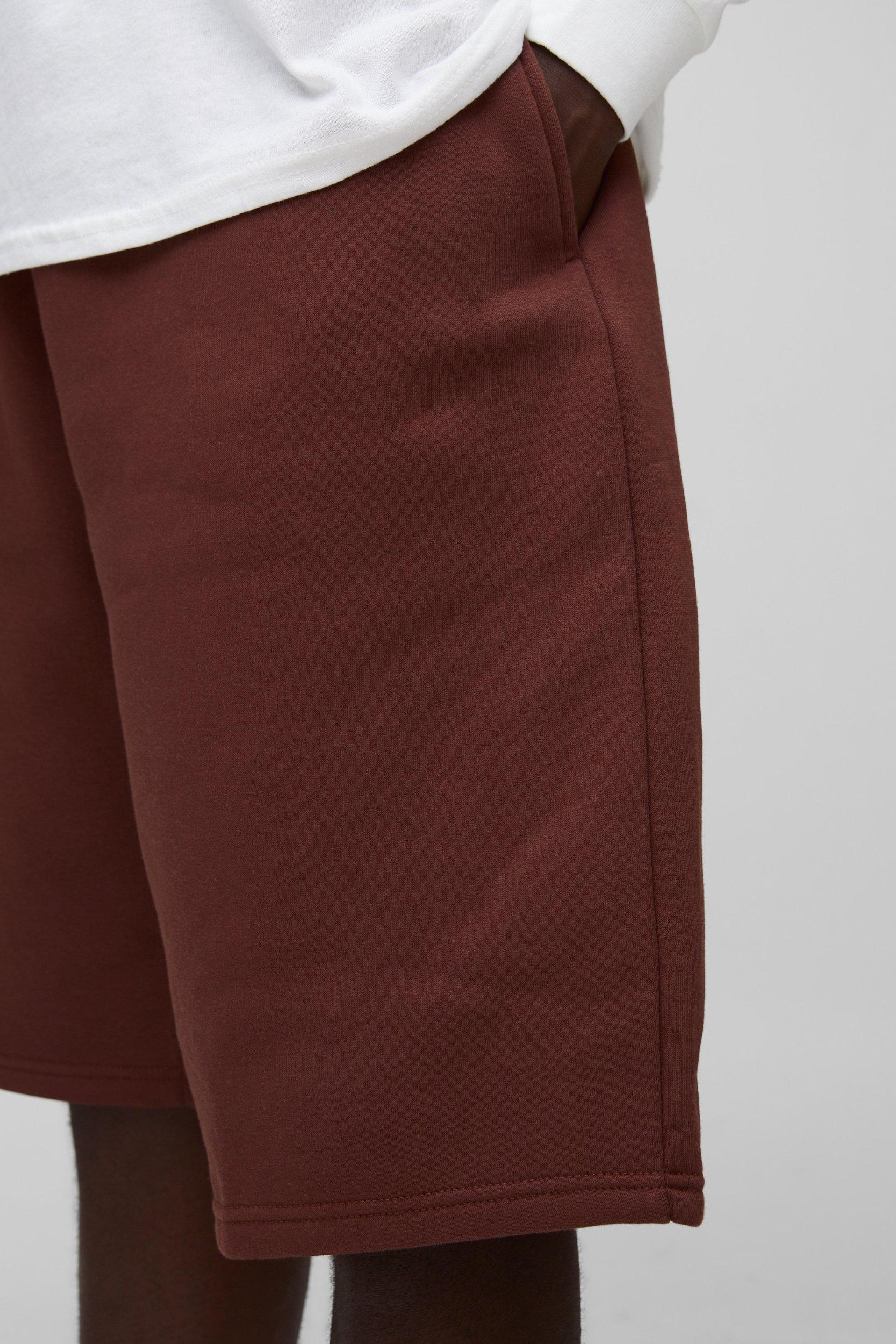 Basic Jersey Jorts | boohooMAN USA Product Image