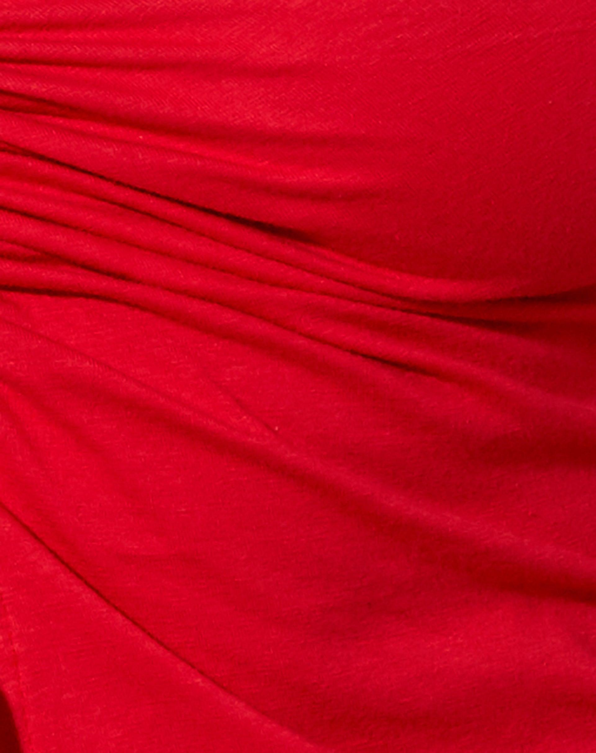 Dapa Crop Top in Racing Red Product Image