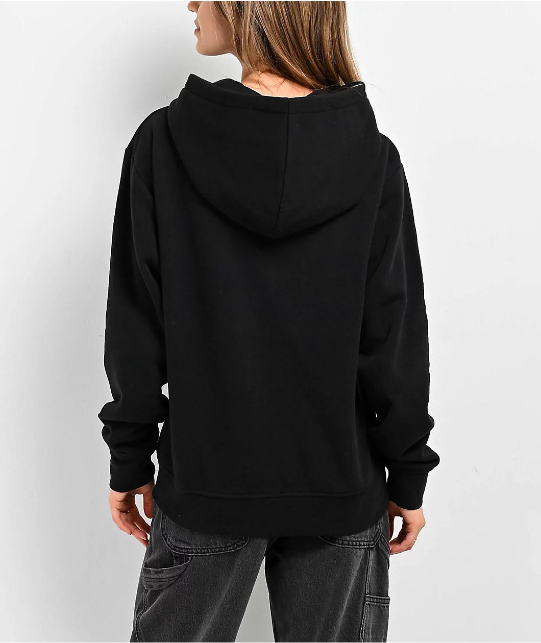 A-Lab Tomo Rhinestone Black hoodie Product Image