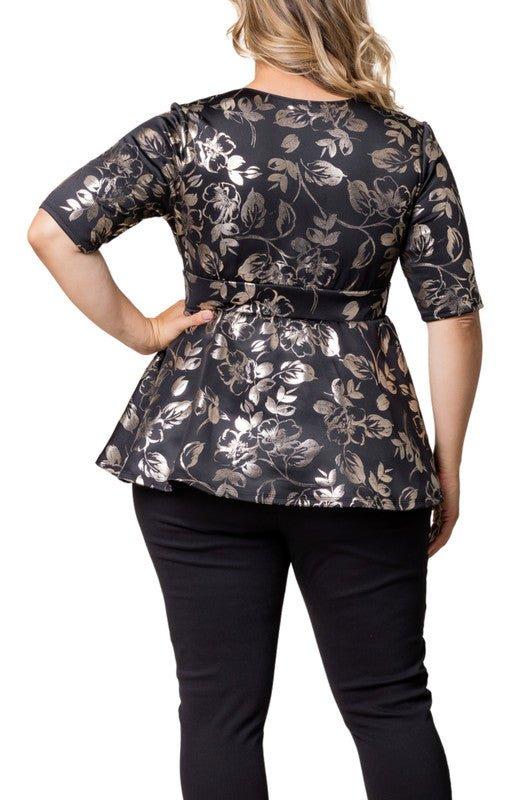 Cherished Sweetheart Peplum Top - Plus Product Image