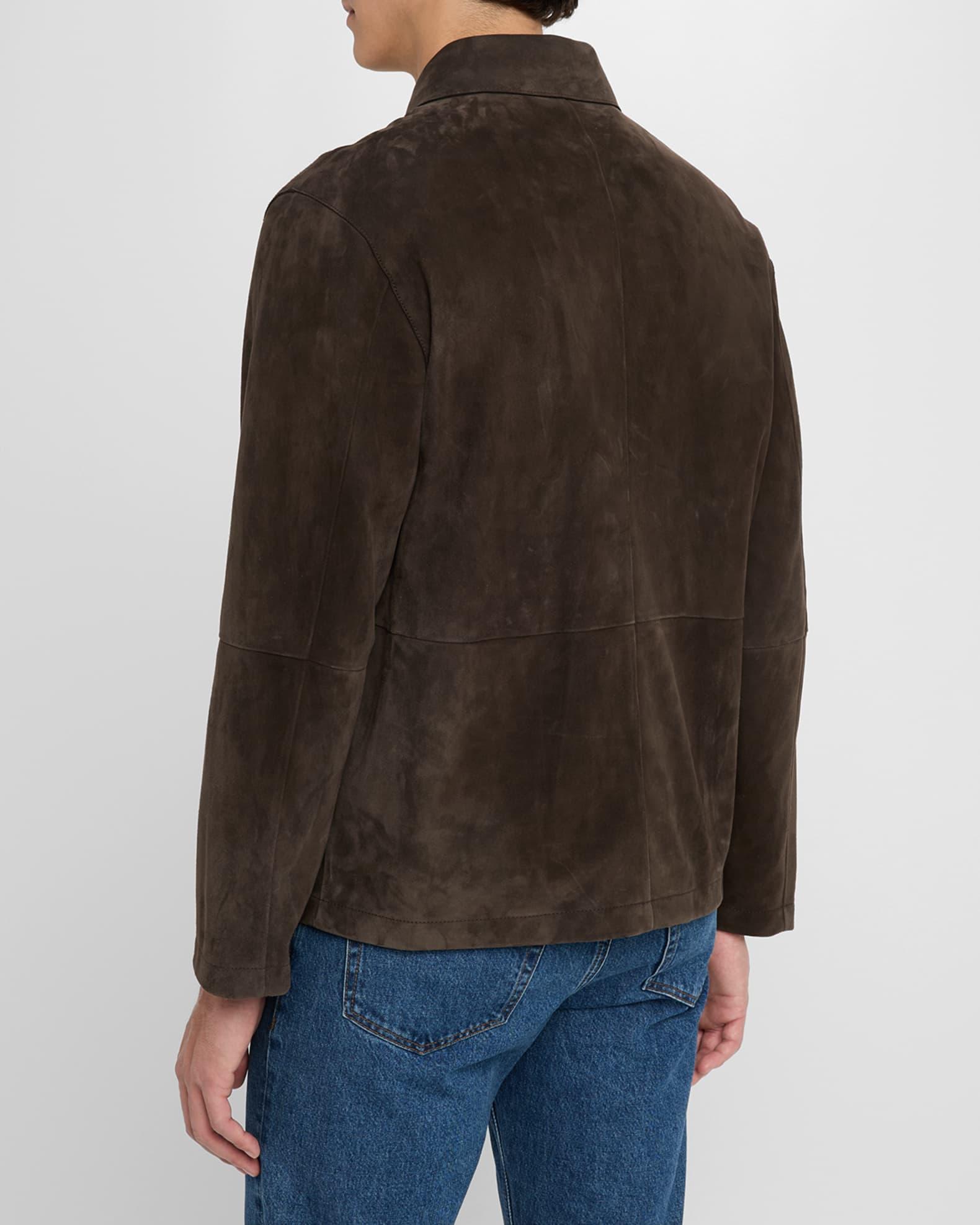 Men's Suede Chore Coat Product Image
