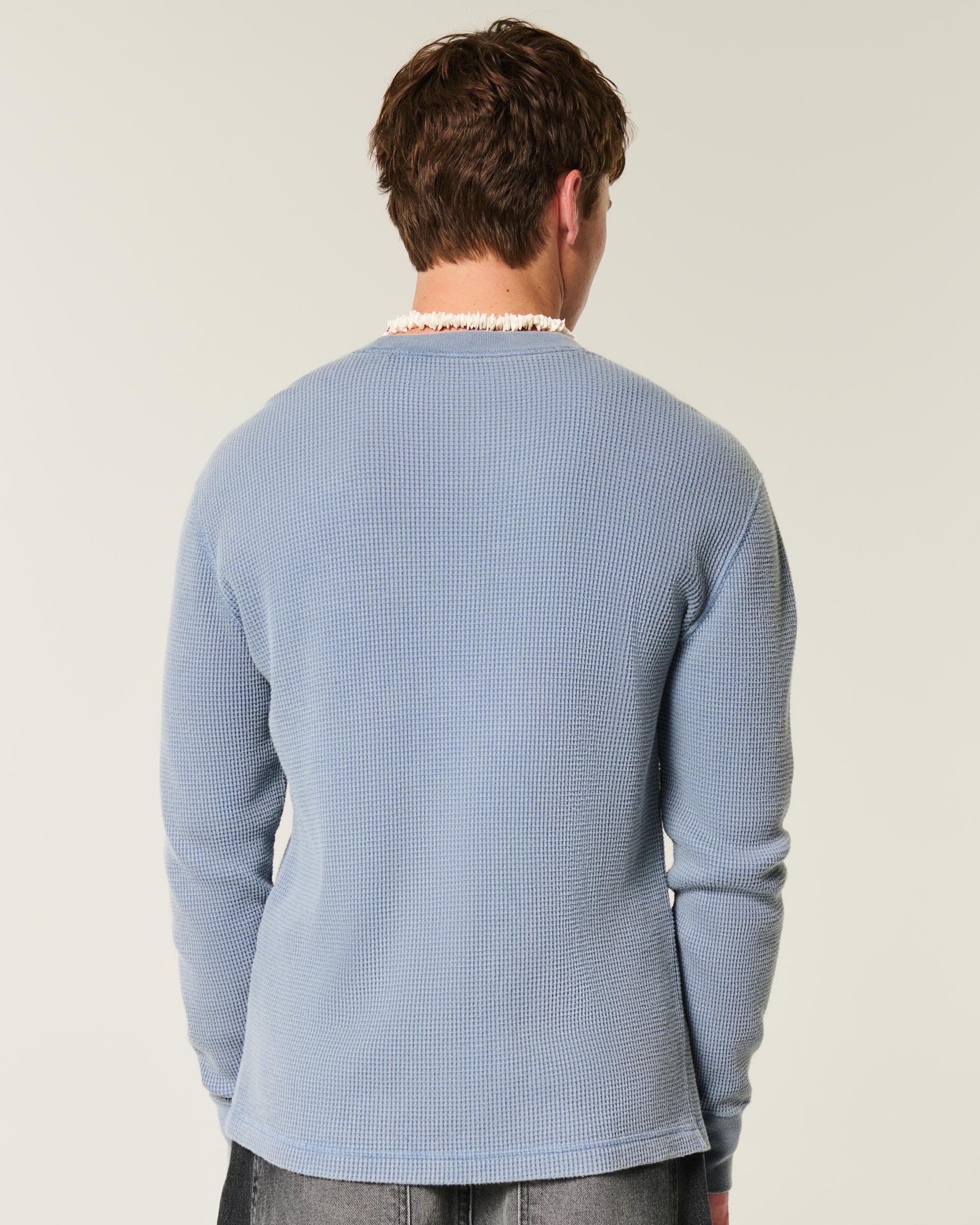 Long-Sleeve Thermal Crew T-Shirt Product Image