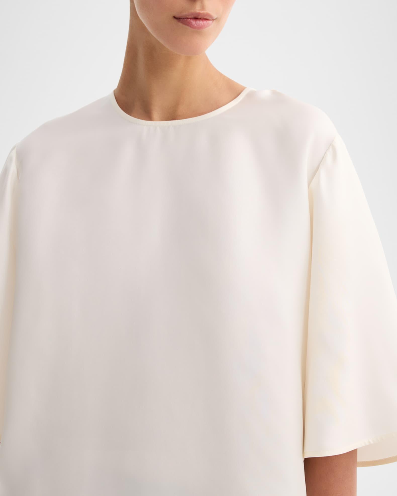 Buttoned Silk Top Product Image
