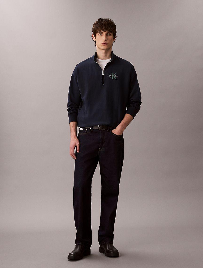 Premium Terry Relaxed Quarter Zip Sweatshirt Product Image