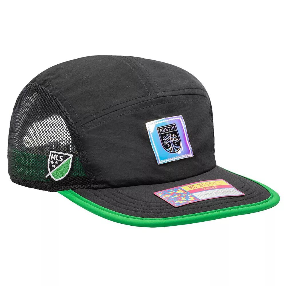 Men's Black Austin FC RC-31 Pro Racer Marathon 2.0 Adjustable Hat, Afc Black Product Image