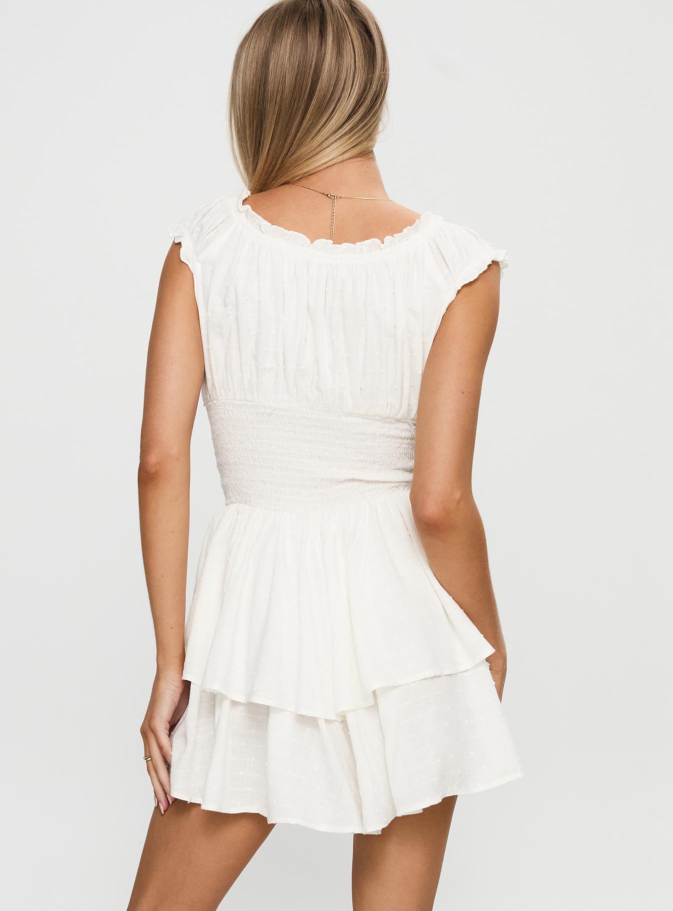 The Love Galore Romper White Lower Impact Product Image