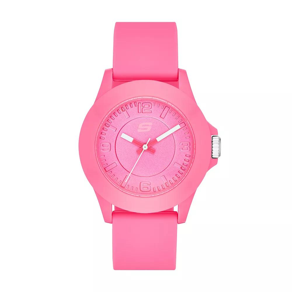 Skechers® Women's Rosencrans Black Silicone Watch,  Product Image