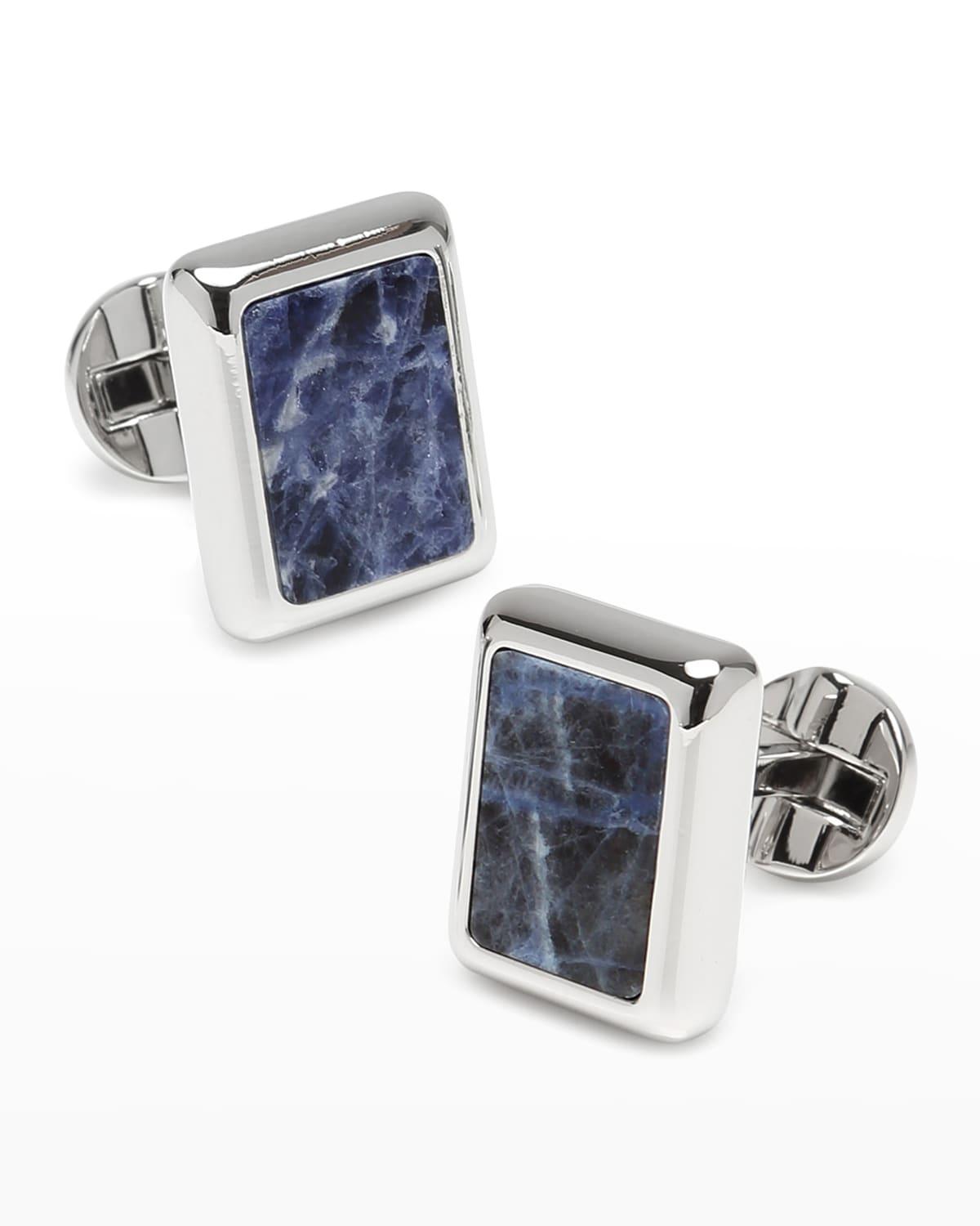 Mens Ox & Bull Trading Co. Sodalite Cufflinks Product Image