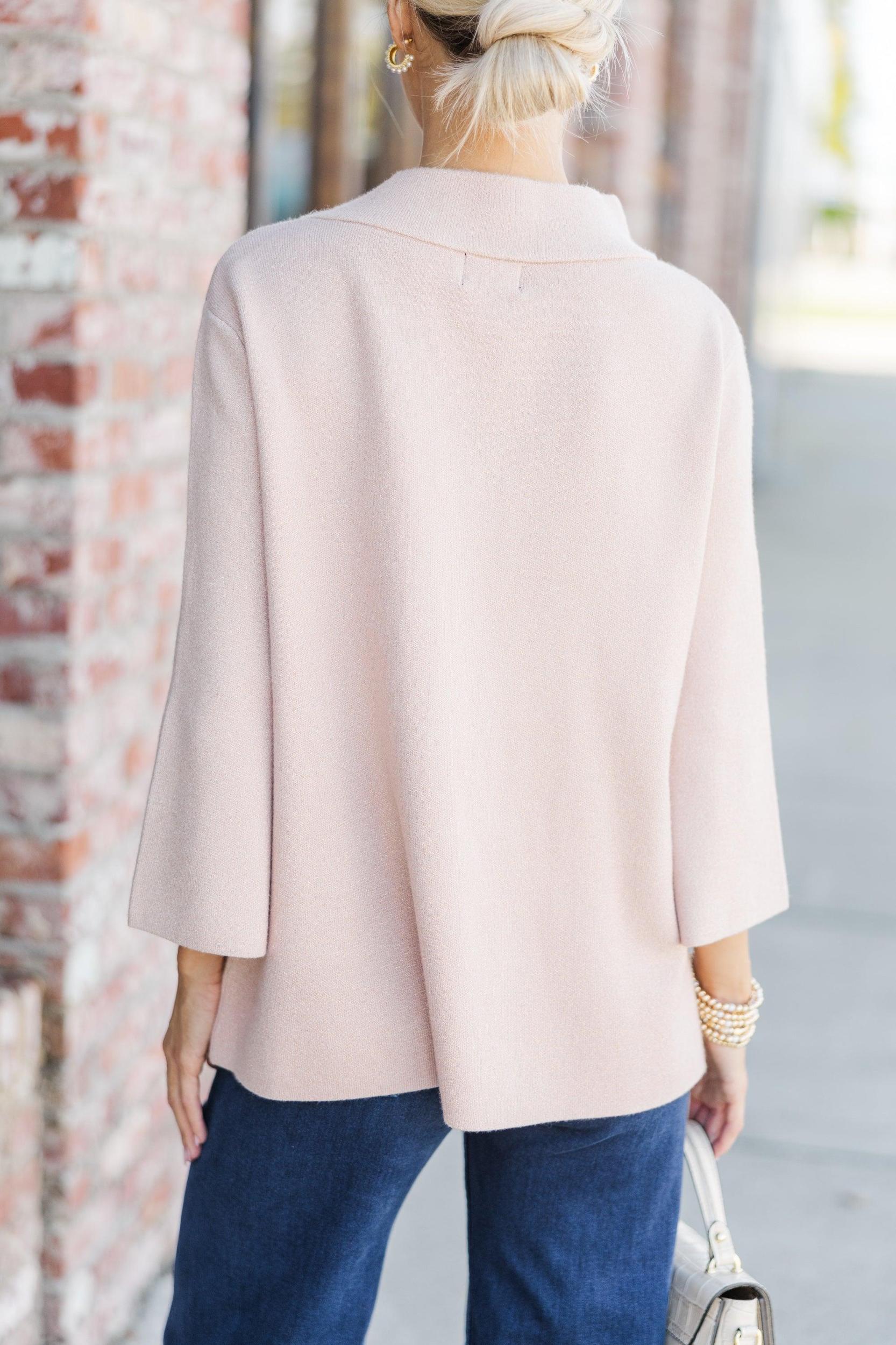 Feeling So Sweet Rose Gold Sweater Female Product Image
