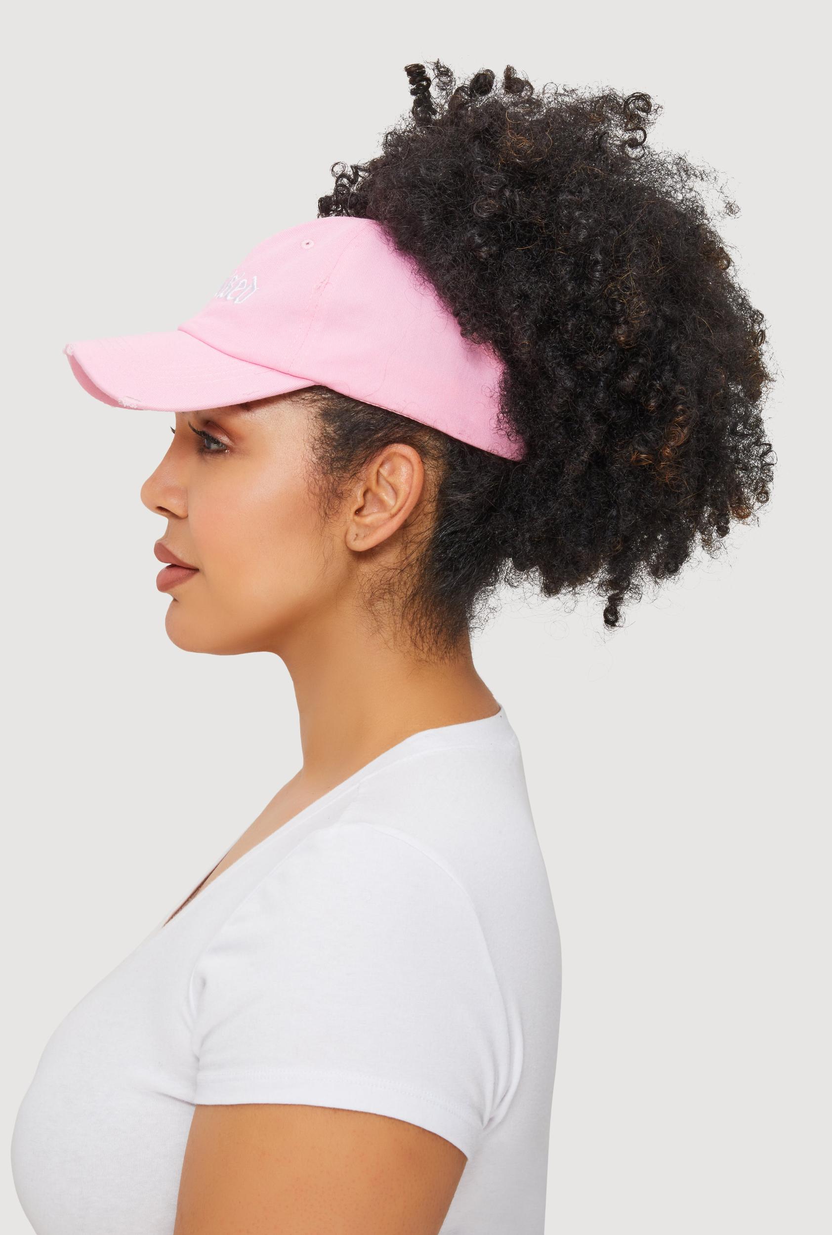 Blessed Backless Baseball Cap Female Product Image