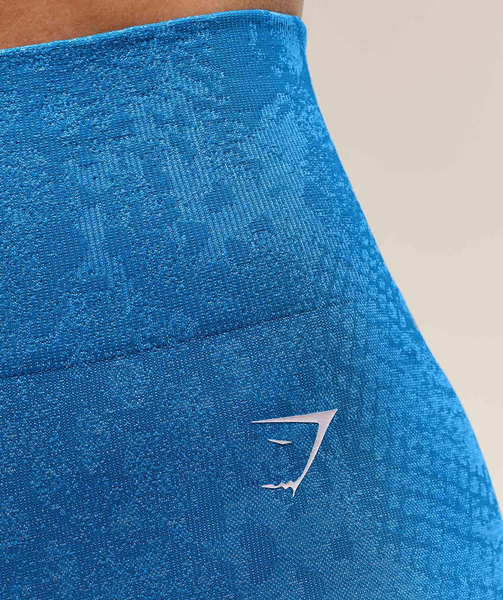 Gymshark Adapt X Whitney Animal Seamless Leggings - Barbell Blue/Gentle Blue Female Product Image