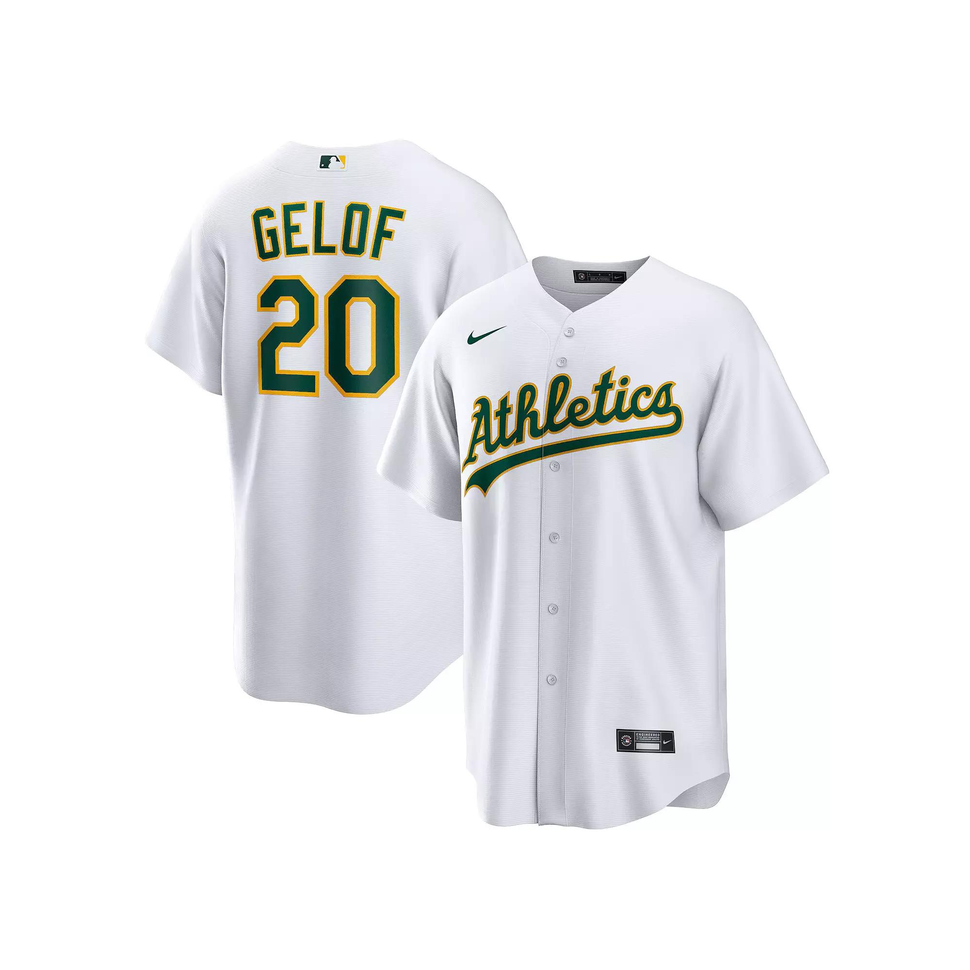 Men's Nike Zack Gelof White Oakland Athletics Home Replica Jersey,  Product Image