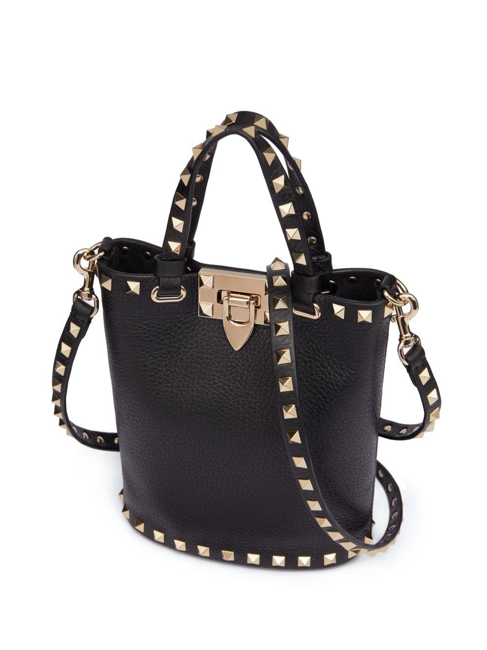 Rockstud leather crossbody bag Product Image