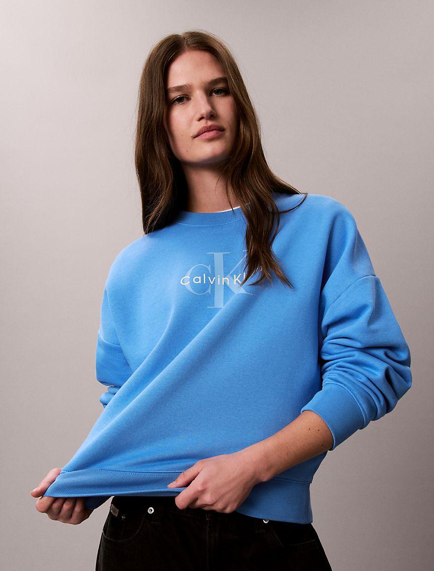 Monologo Fleece Relaxed Sweatshirt Product Image