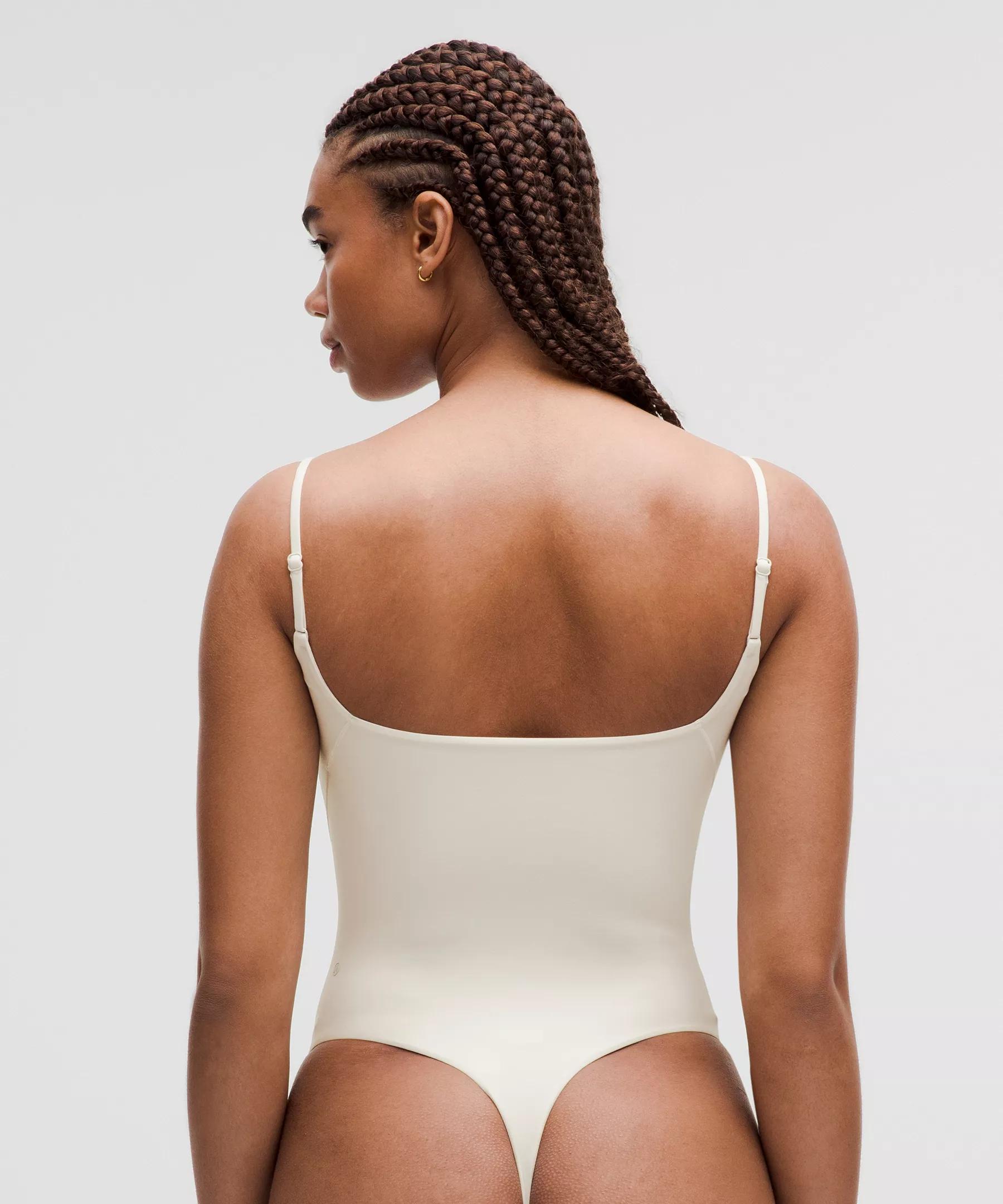 Wundermost Ultra-Soft Nulu Square-Neck Spaghetti-Strap Bodysuit Product Image