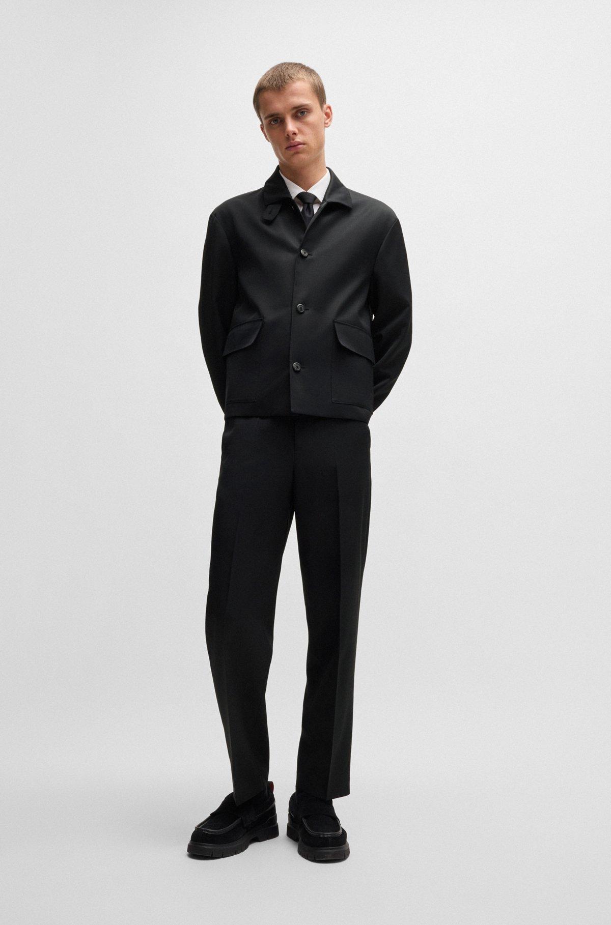 HUGO FORWARD jacket in wool-blend twill Product Image