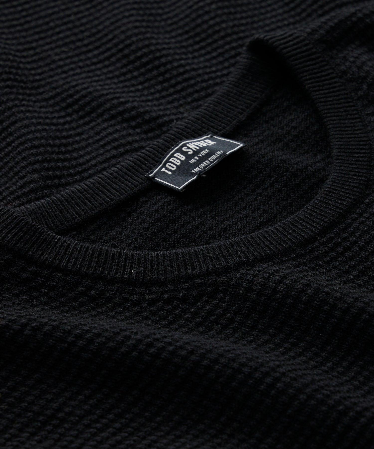 Merino Waffle Crew Product Image