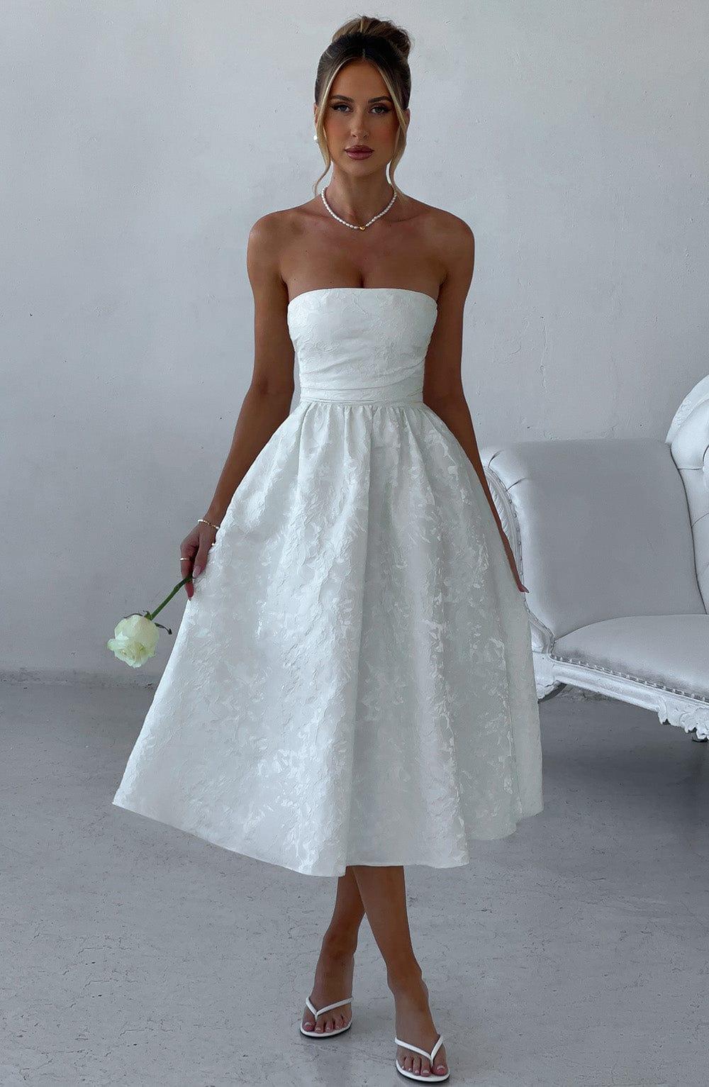 Saoirse Midi Dress - Ivory Product Image