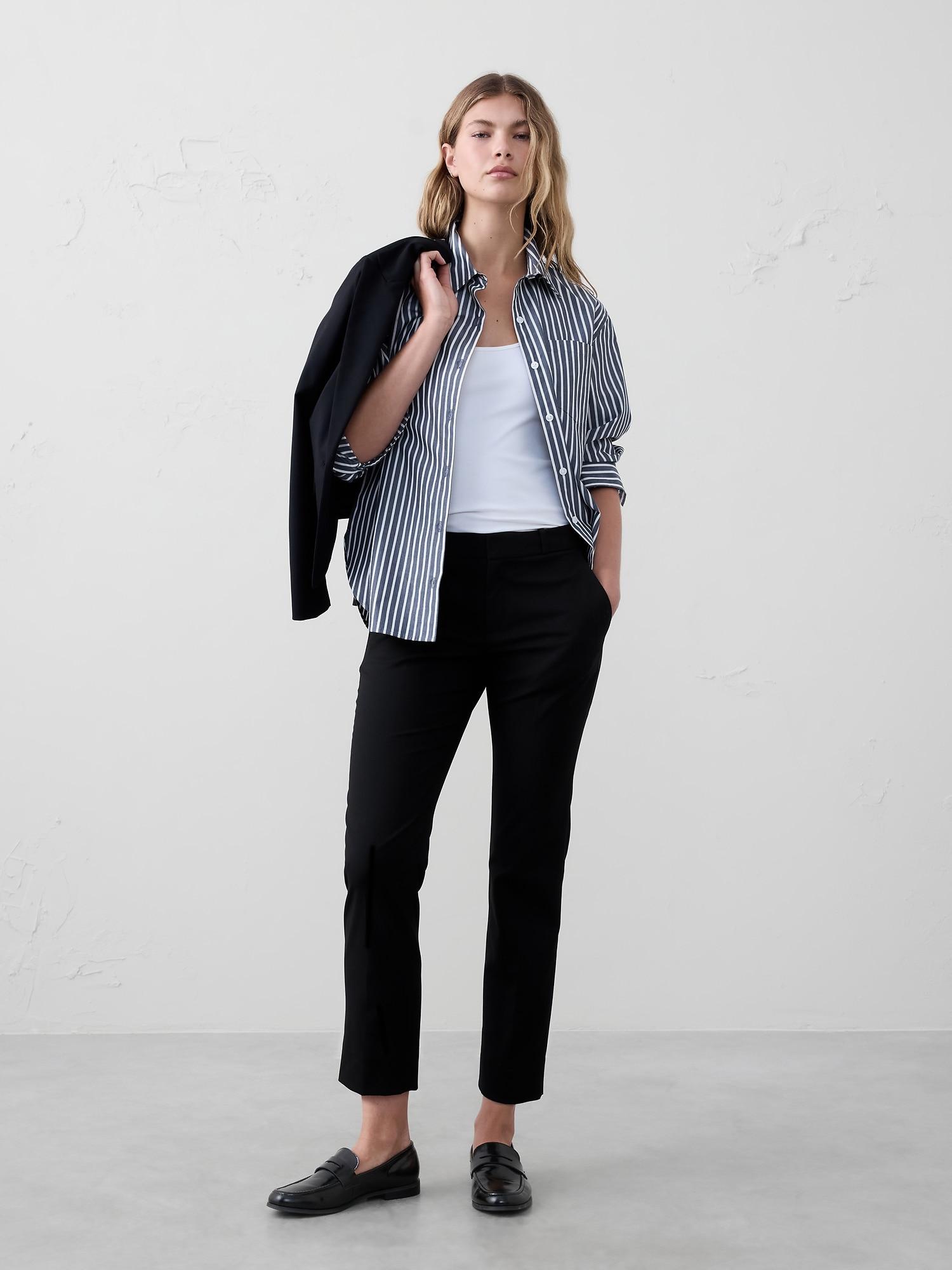 Ryan Curvy Stretch Twill Ankle Pant Product Image