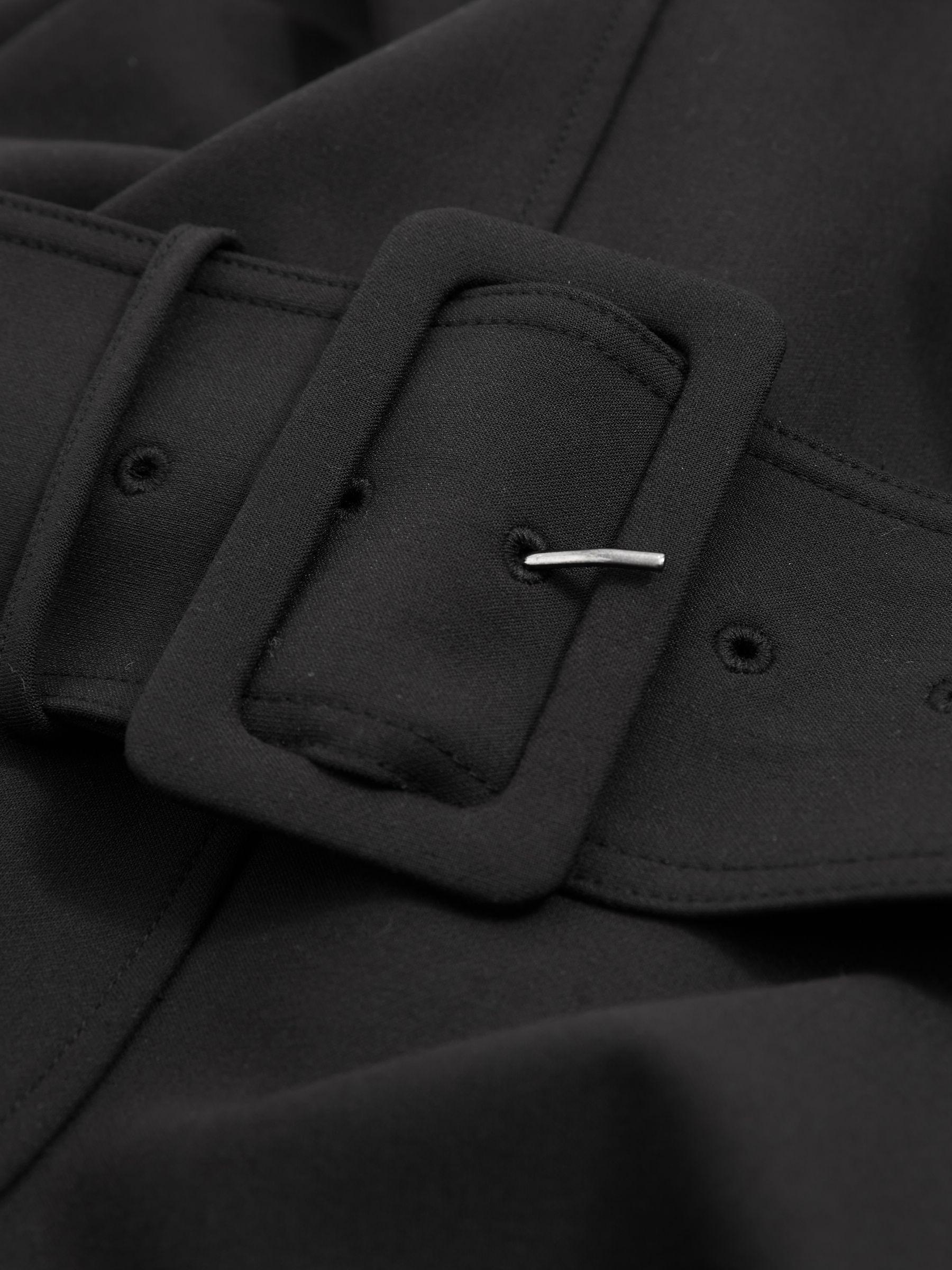 Belted Mini Dress in Black Product Image