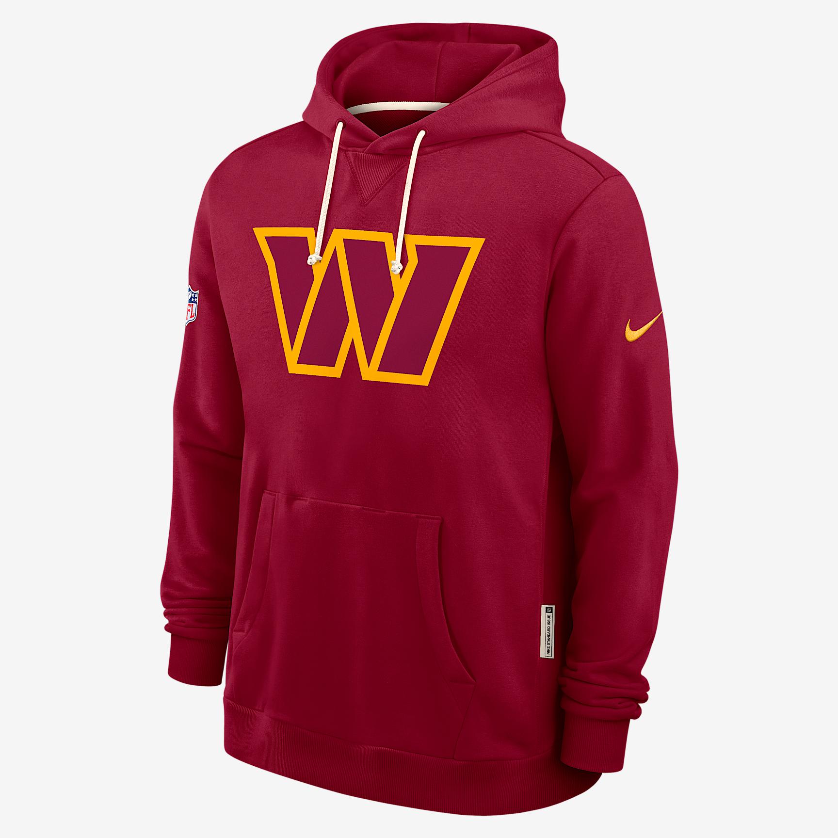 Washington Commanders Initial Home Sideline Men's Nike Dri-FIT NFL Pullover Hoodie Product Image