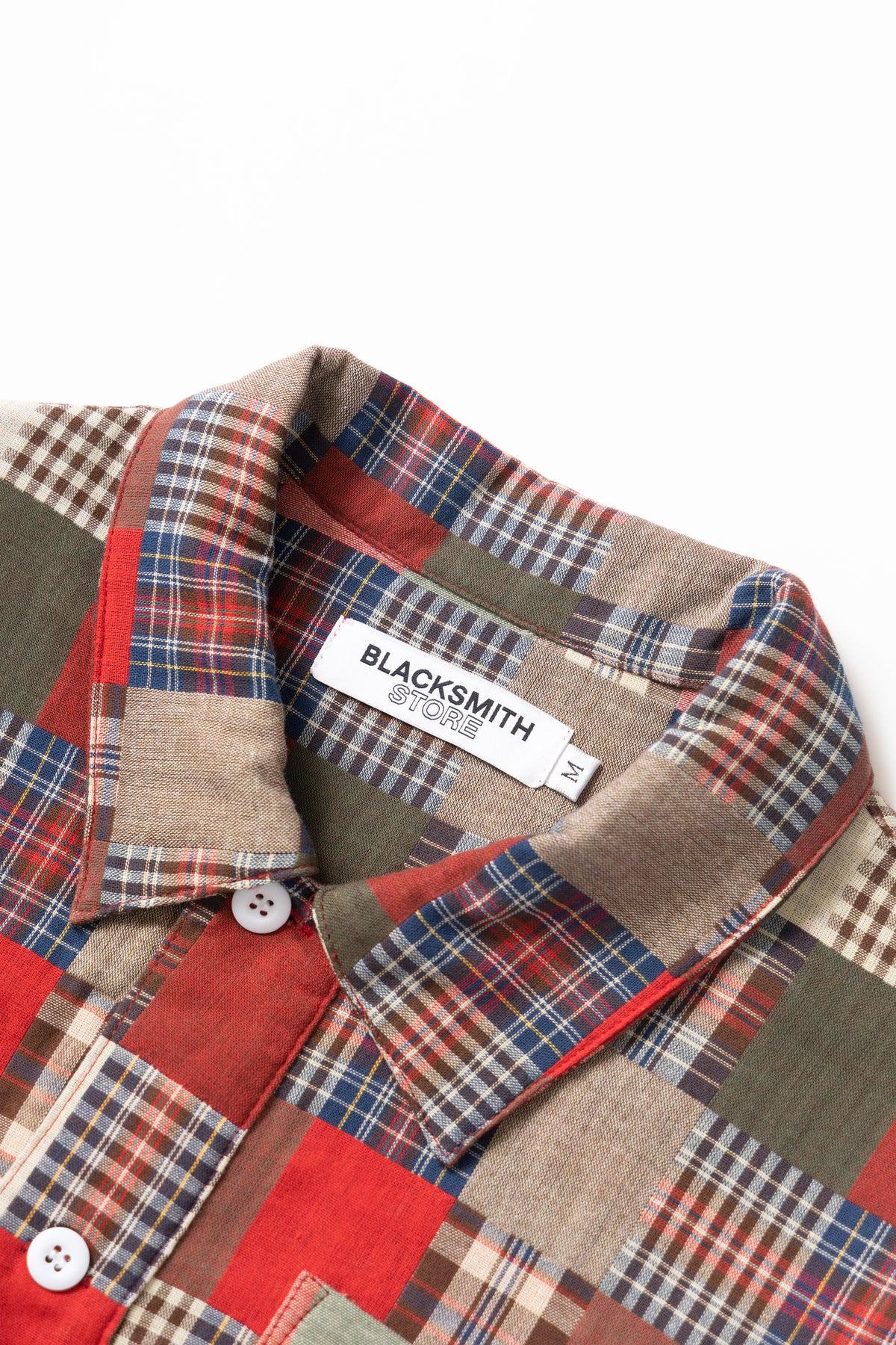 Blacksmith - Striped Two Button Popover - Plaid Product Image