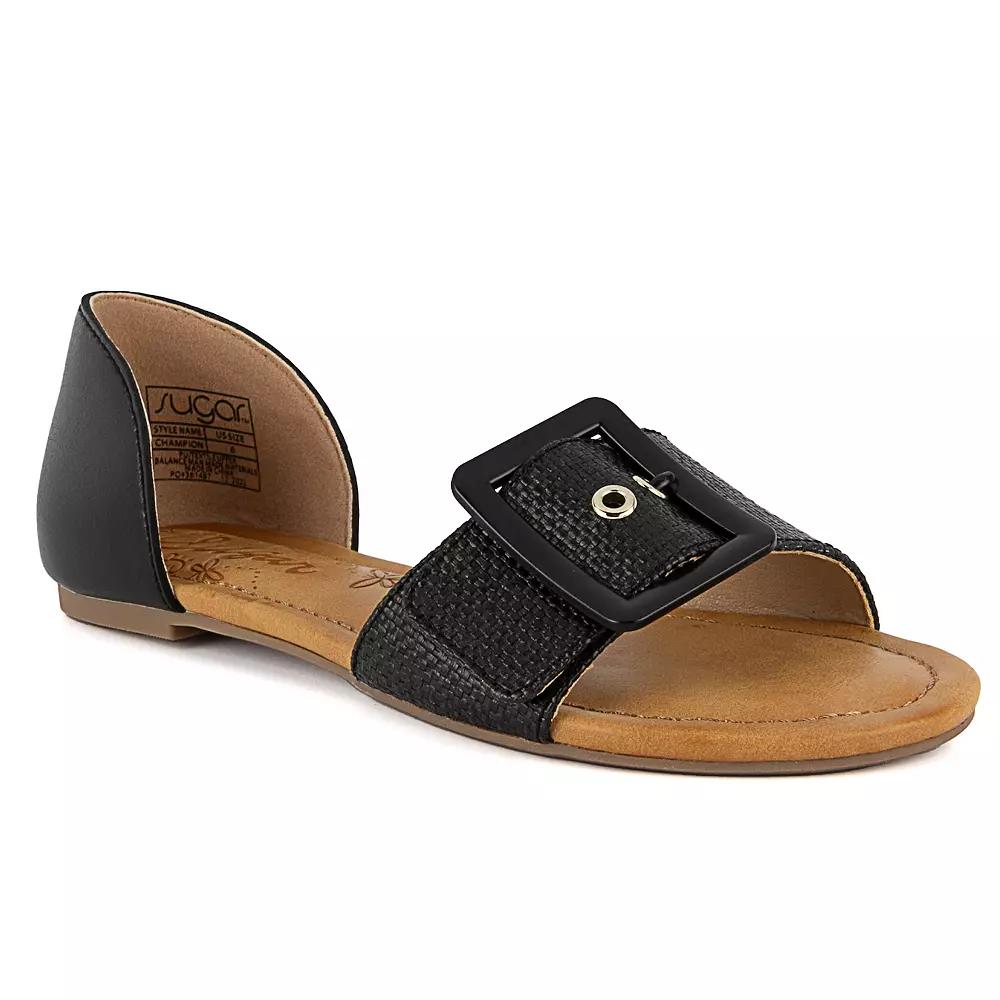 sugar Champion Women's Flat Sandals,  Product Image