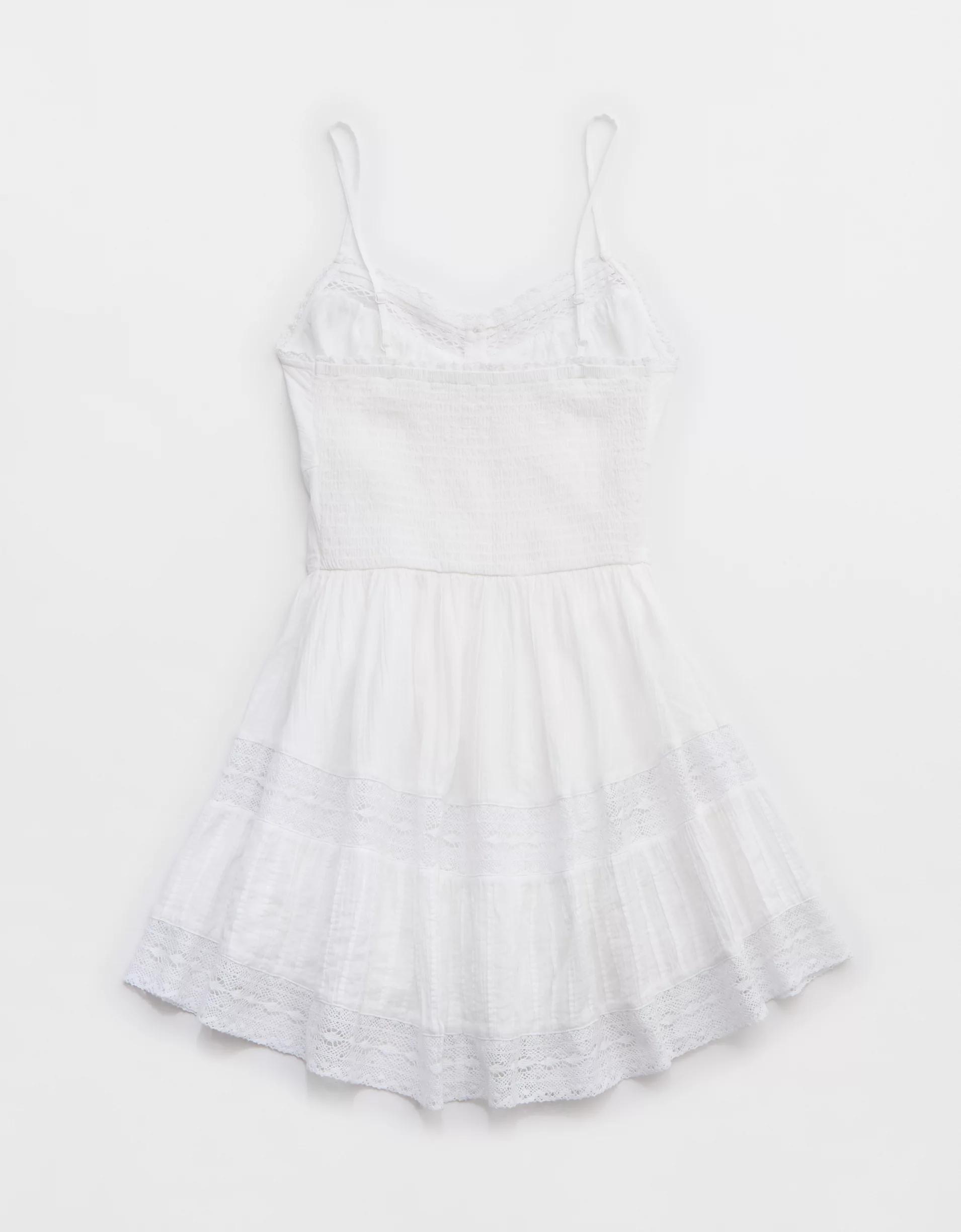 Aerie Button Up Mini Dress Product Image