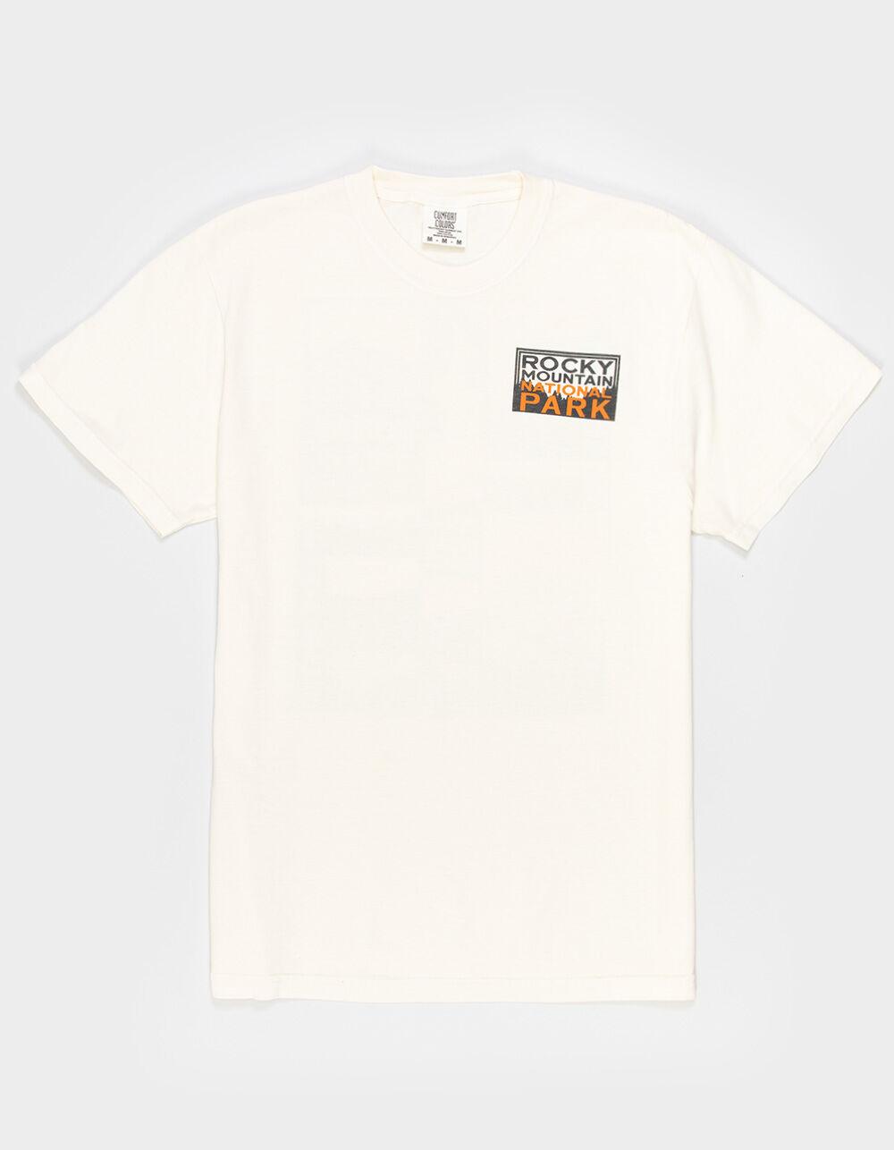 ROCKY MOUNTAIN National Park Mens Tee - CREAM Product Image