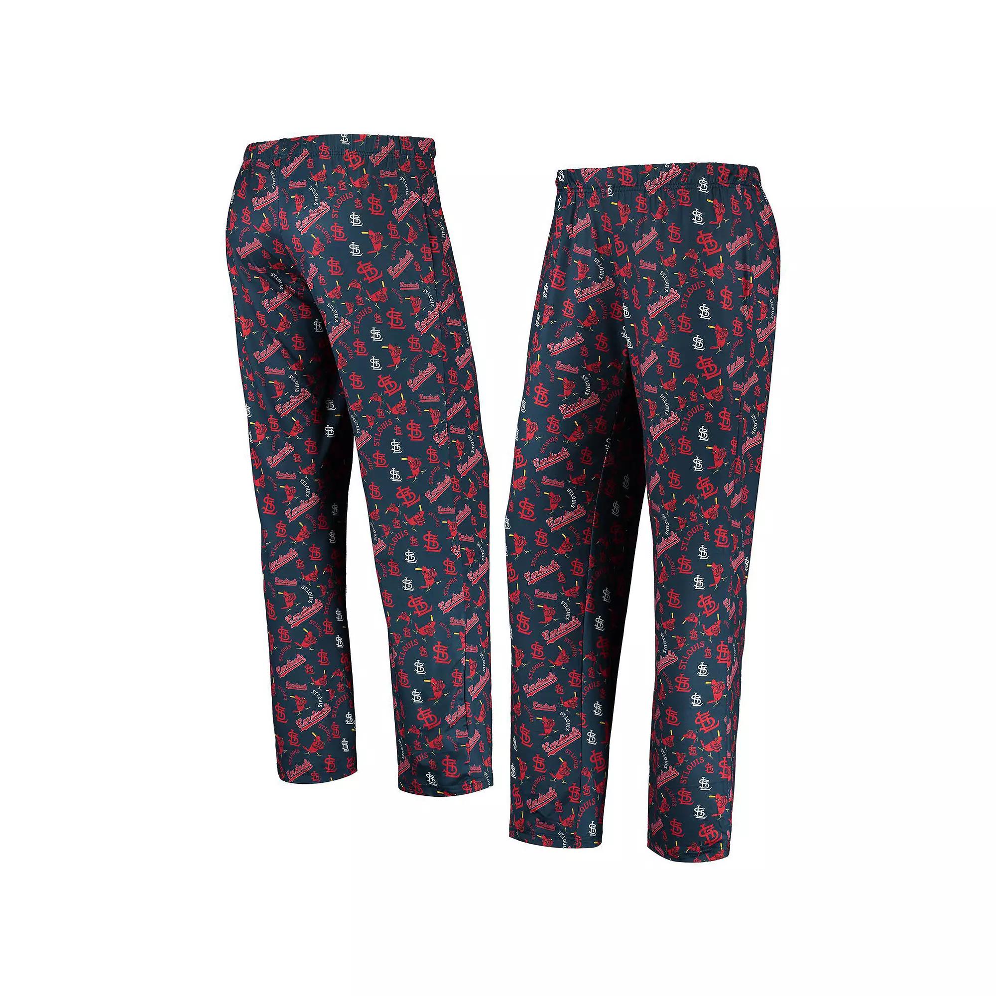 Women's FOCO Navy St. Louis Cardinals Retro Print Sleep Pants, Size: Medium, Blue Product Image