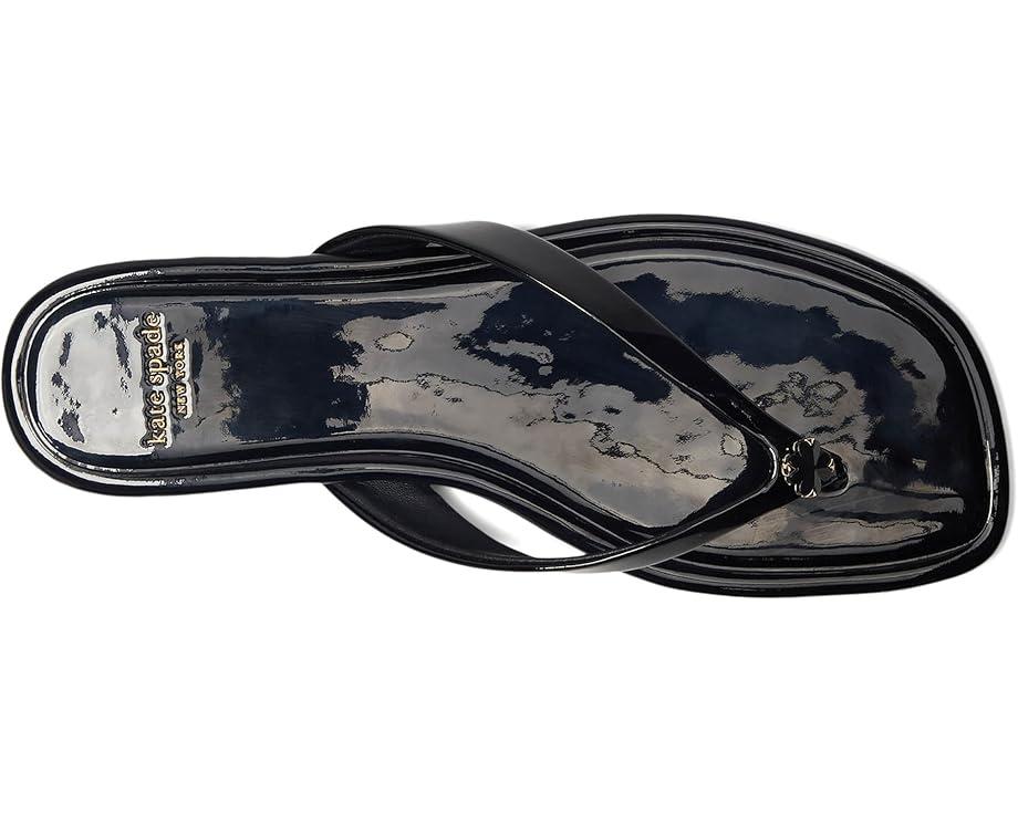Spade Flower Smooth Leather Flip-Flop Product Image