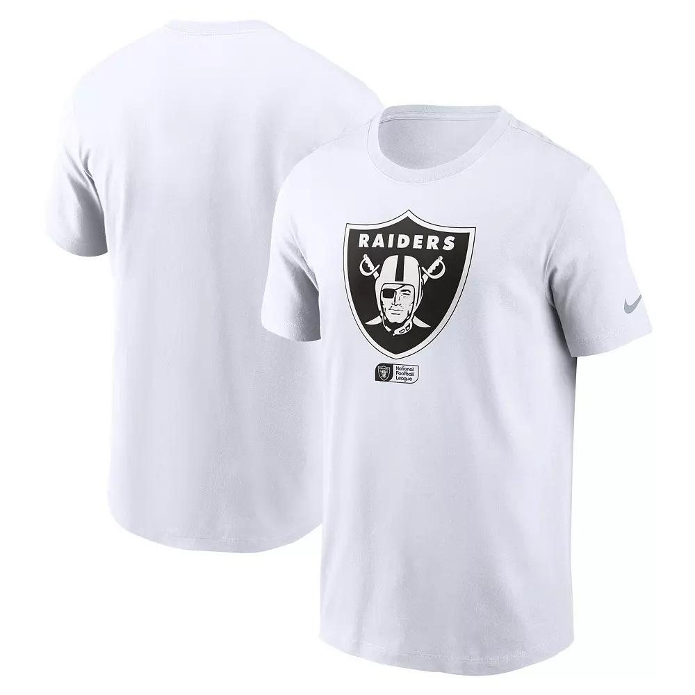Men's Nike White Las Vegas Raiders Faded Essential T-Shirt,  Product Image