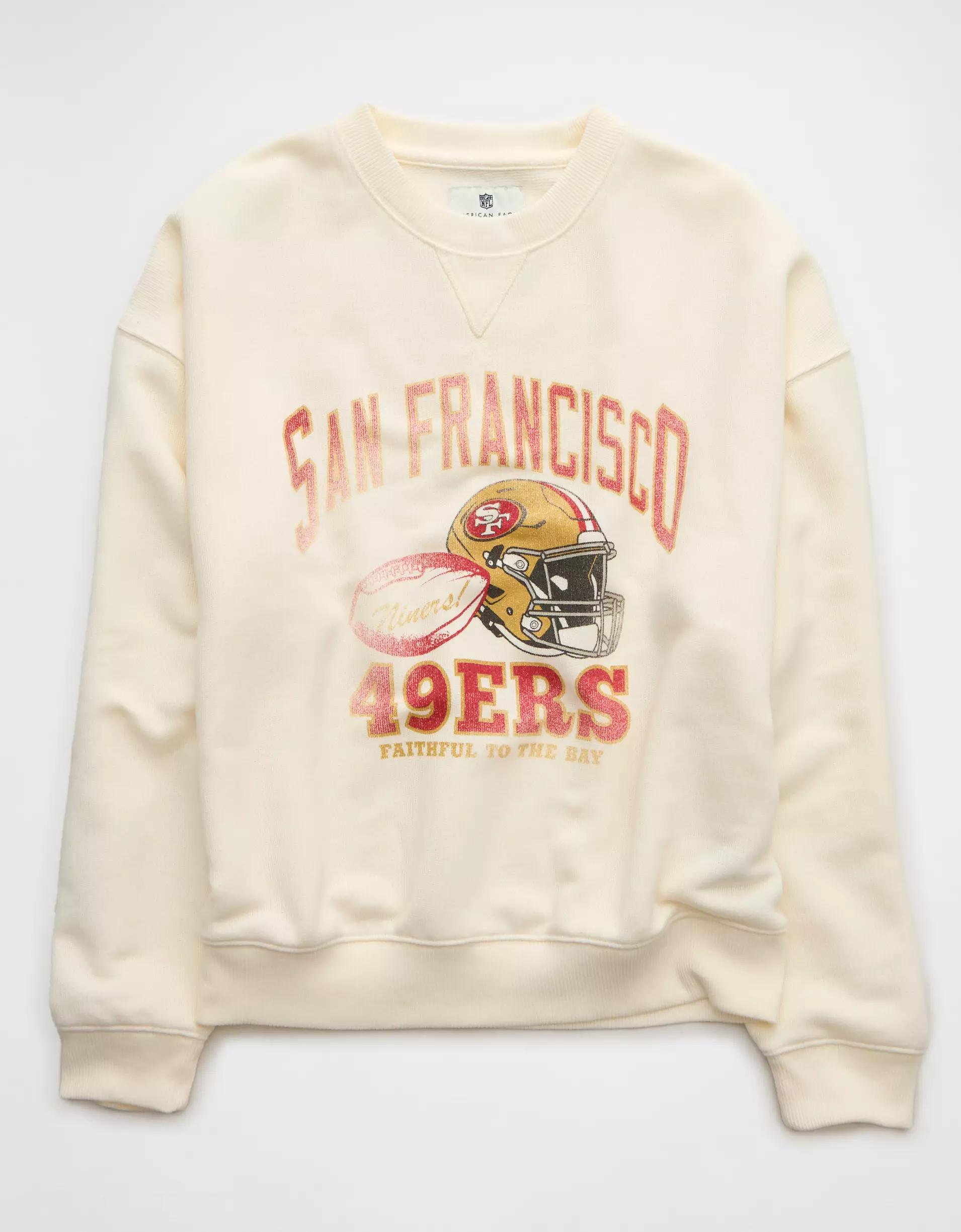 AE NFL San Francisco 49ers Crew Neck Sweatshirt Product Image