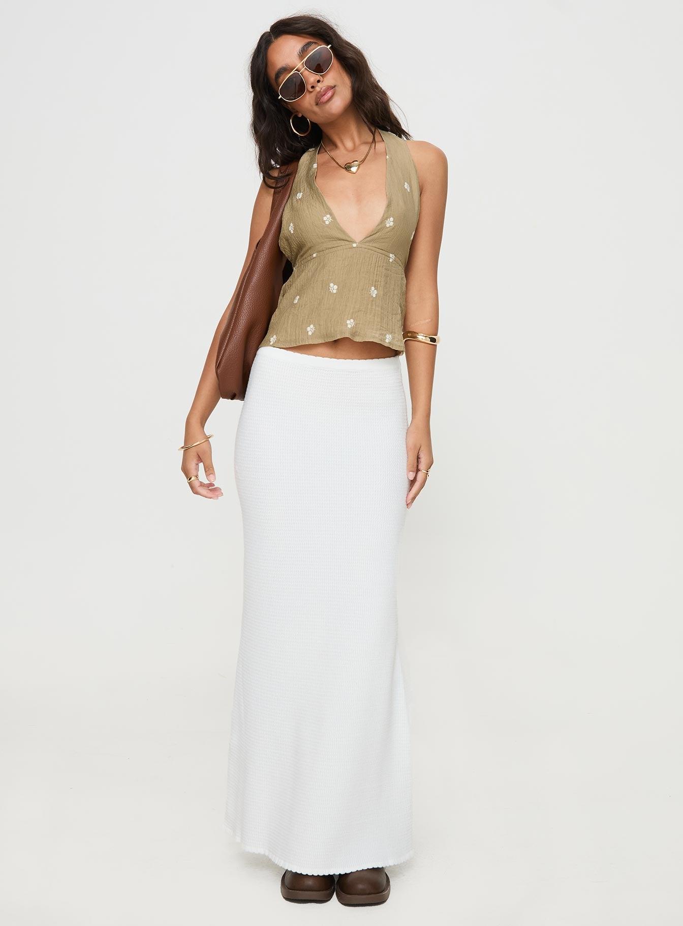 Zachariah Halter Top Brown Product Image