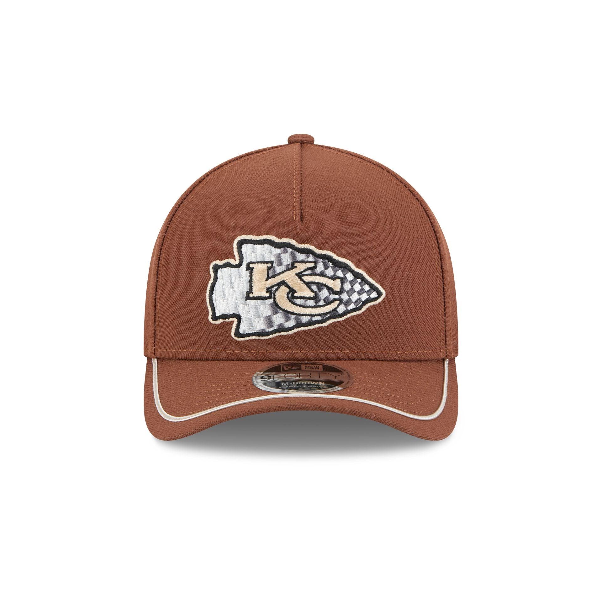Kansas City Chiefs Motorsport 9FORTY M-Crown A-Frame Snapback Hat Male Product Image
