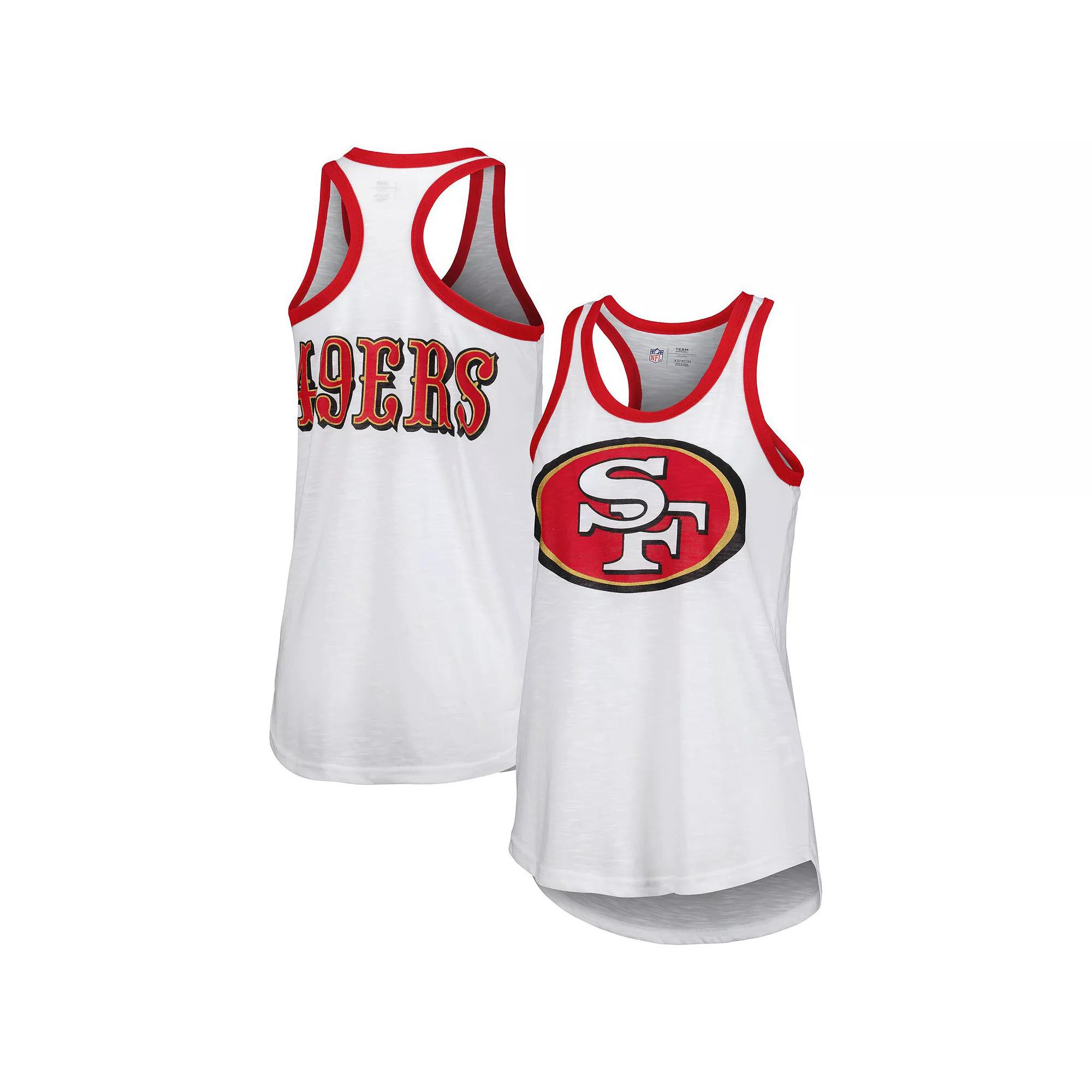 Women's G-III 4Her by Carl Banks White San Francisco 49ers Tater Tank Top,  Product Image