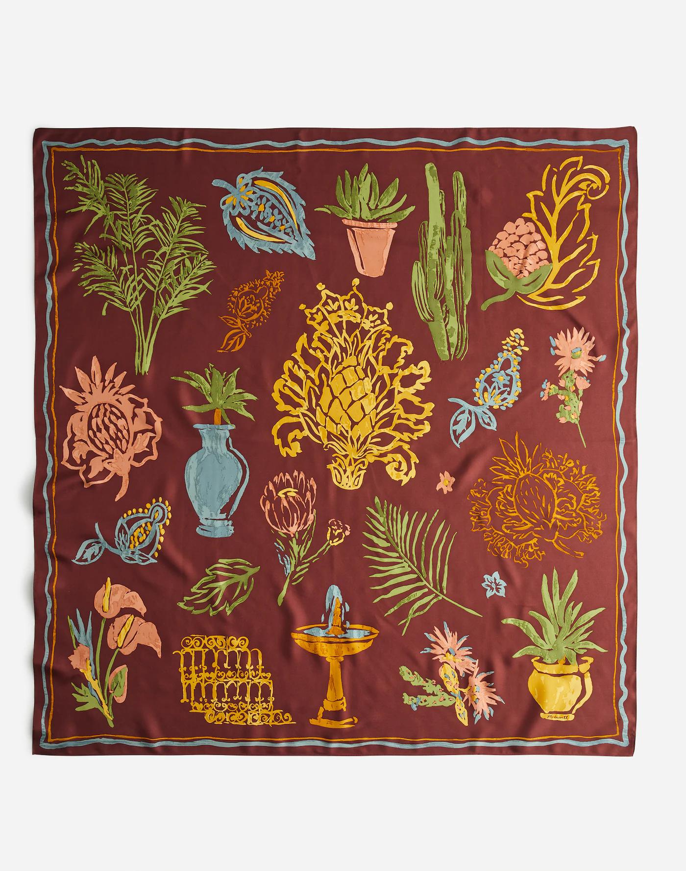 Oversized Silk Bandana Product Image
