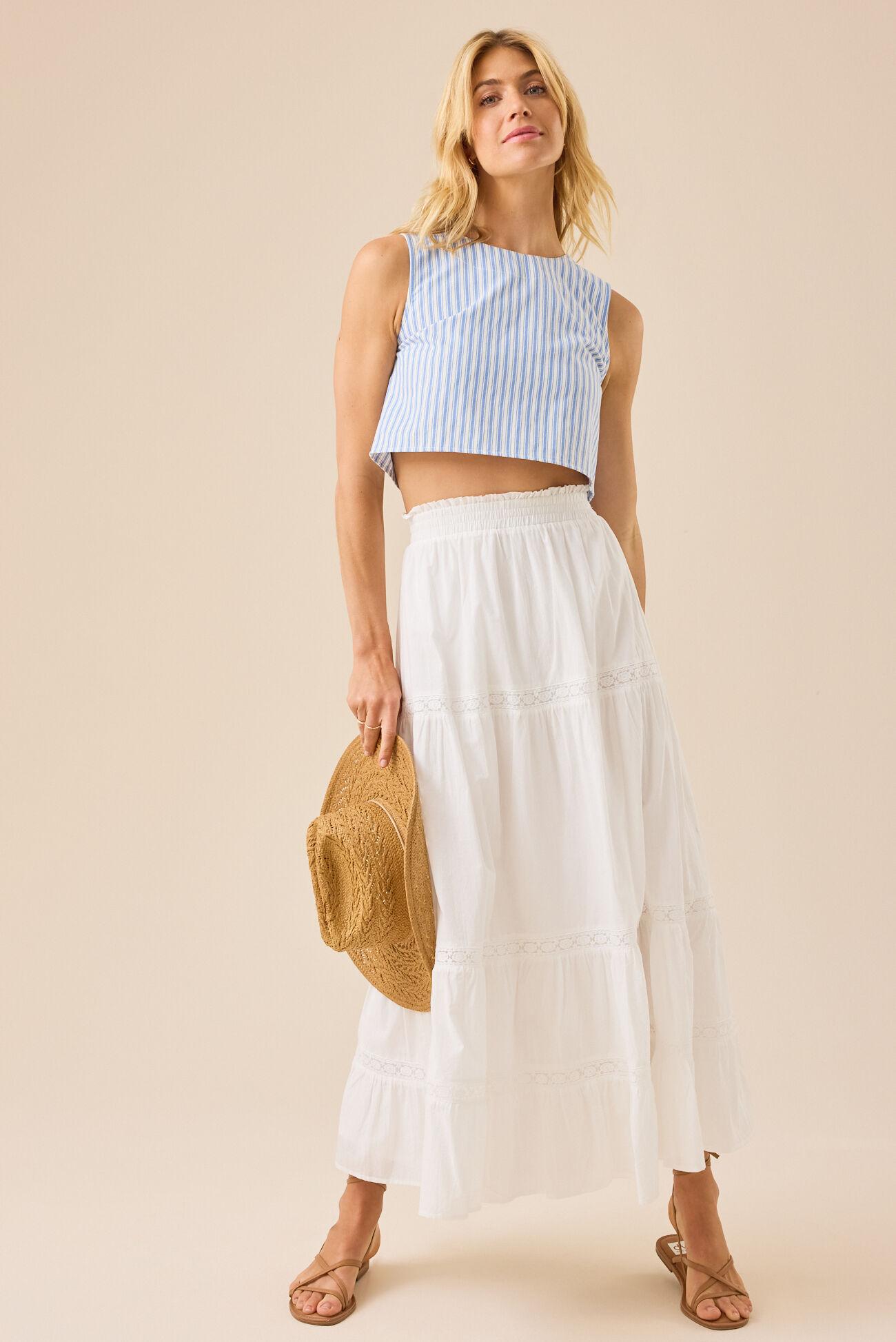 Kait Lace Midi Skirt Product Image