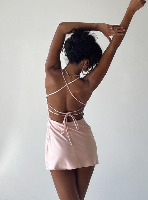 Celena Mini Dress Pink Product Image