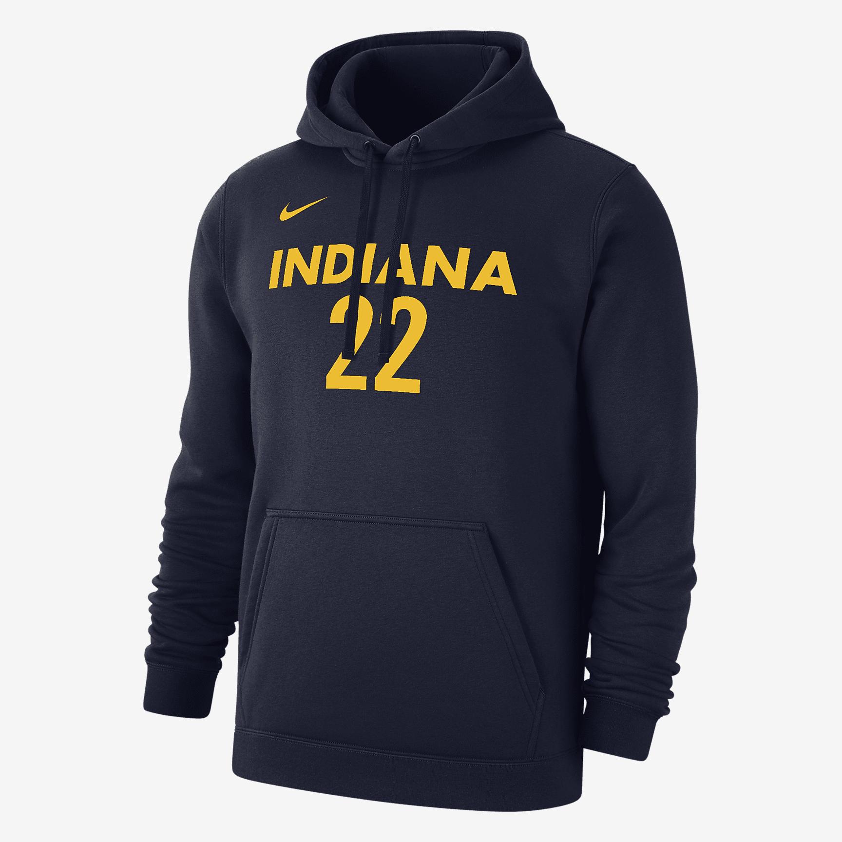 Caitlin Clark Indiana Fever Club Fleece Nike WNBA Pullover Hoodie Product Image