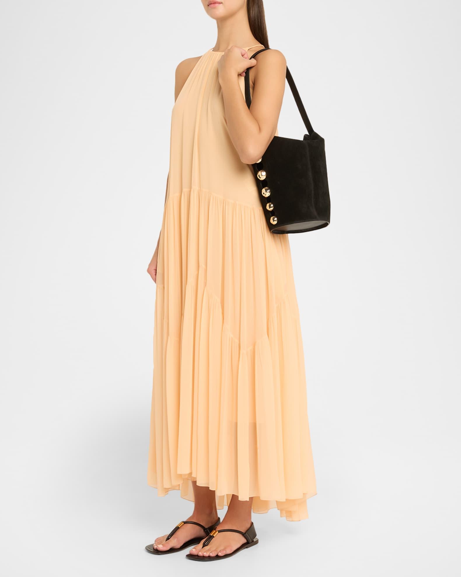 Amaya Studded Leather Bucket Bag Product Image