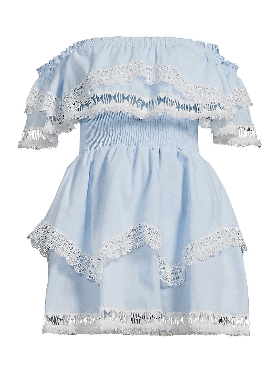 Womens Wyatt Lace-Trim Dress Product Image