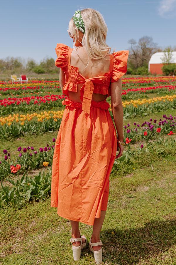 Galveston Coast Midi In Orange Product Image