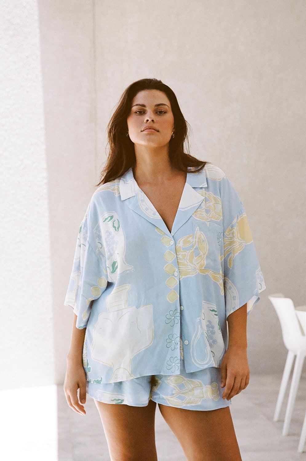 Thessy Top - Ciao Blue Product Image