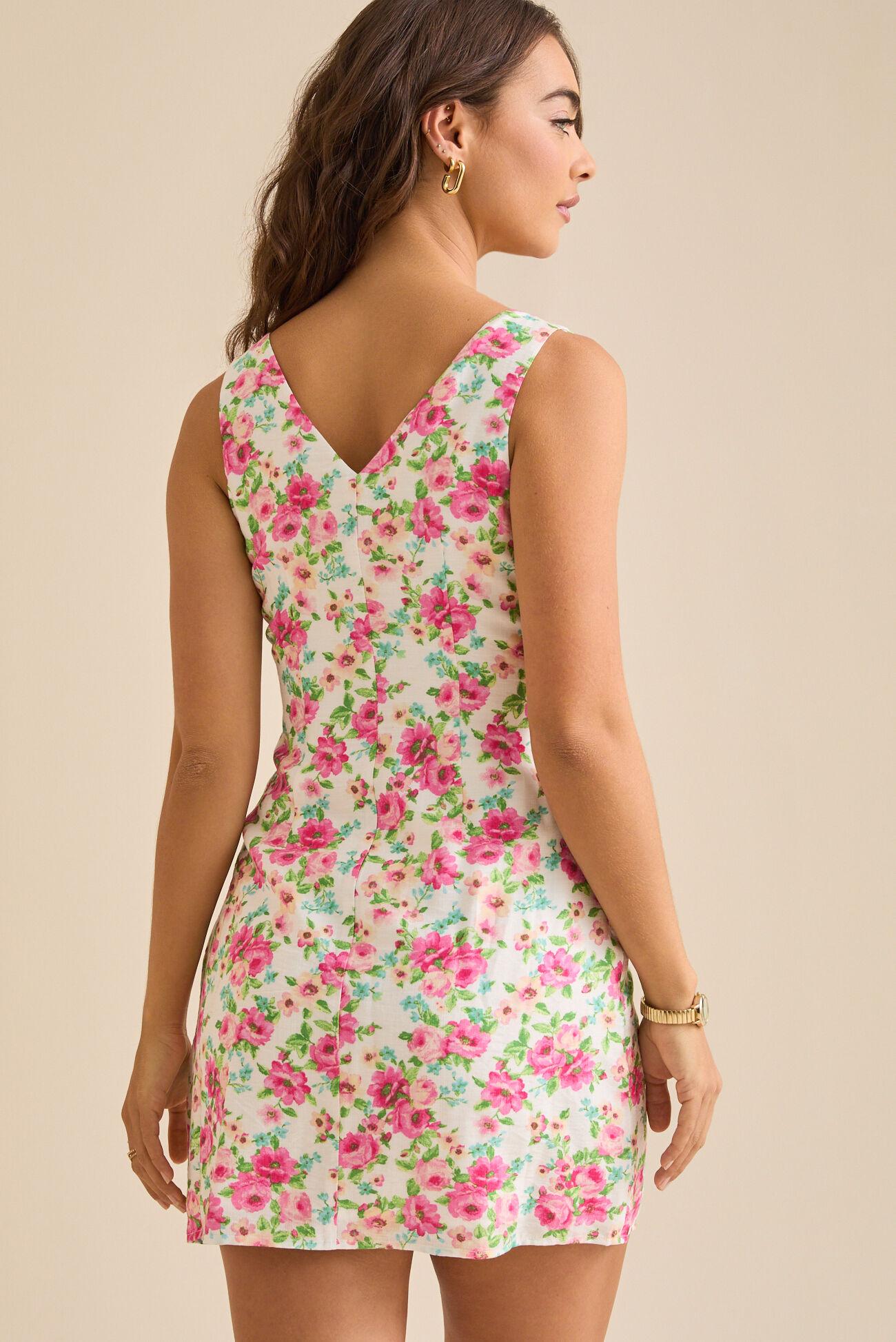 Marlise Floral Mini Dress Product Image
