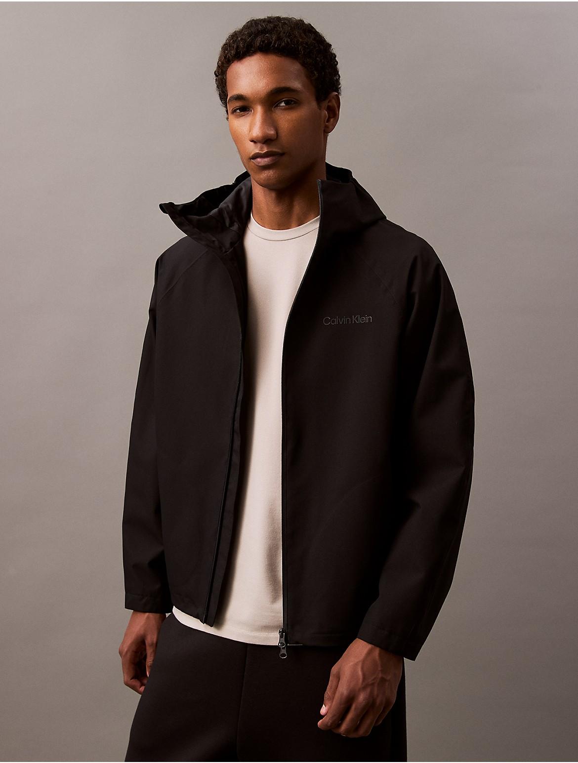 Calvin Klein Mens Waterproof Windbreaker Jacket - Grey Product Image