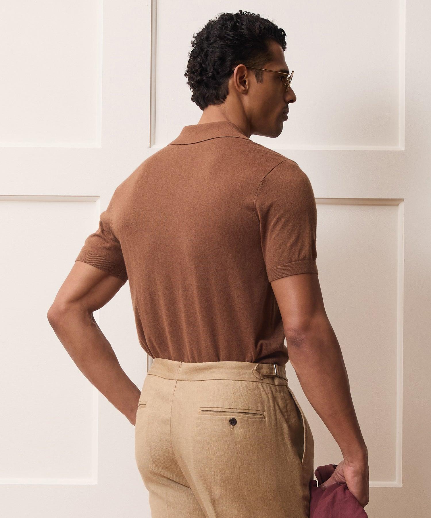 Silk-Cashmere Montauk Sweater Polo Product Image