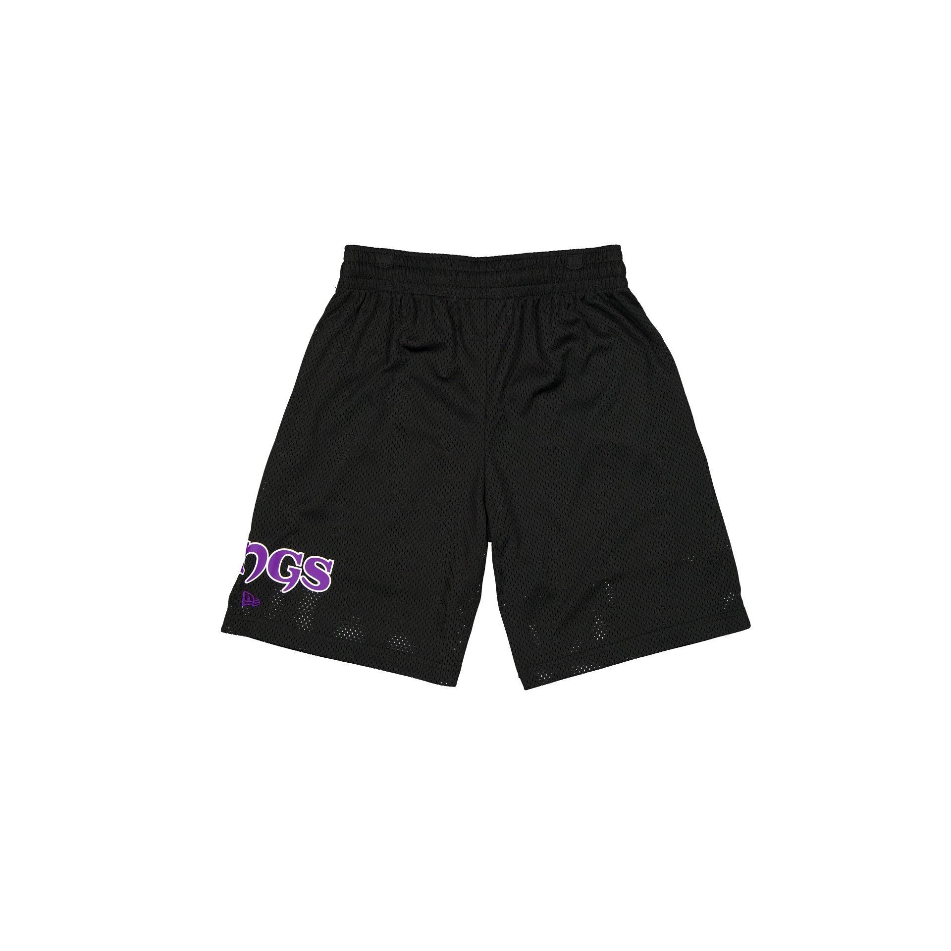 Minnesota Vikings Mesh Black Shorts Male Product Image