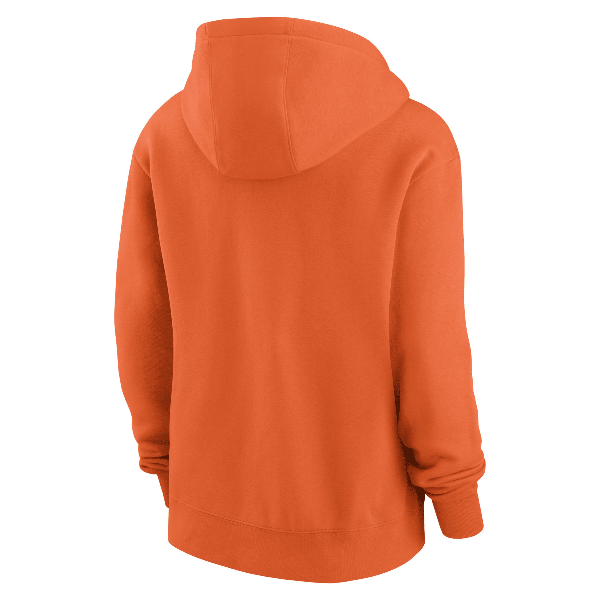 Women's Nike Orange Cleveland Browns Club Fleece Pullover Hoodie,  Product Image