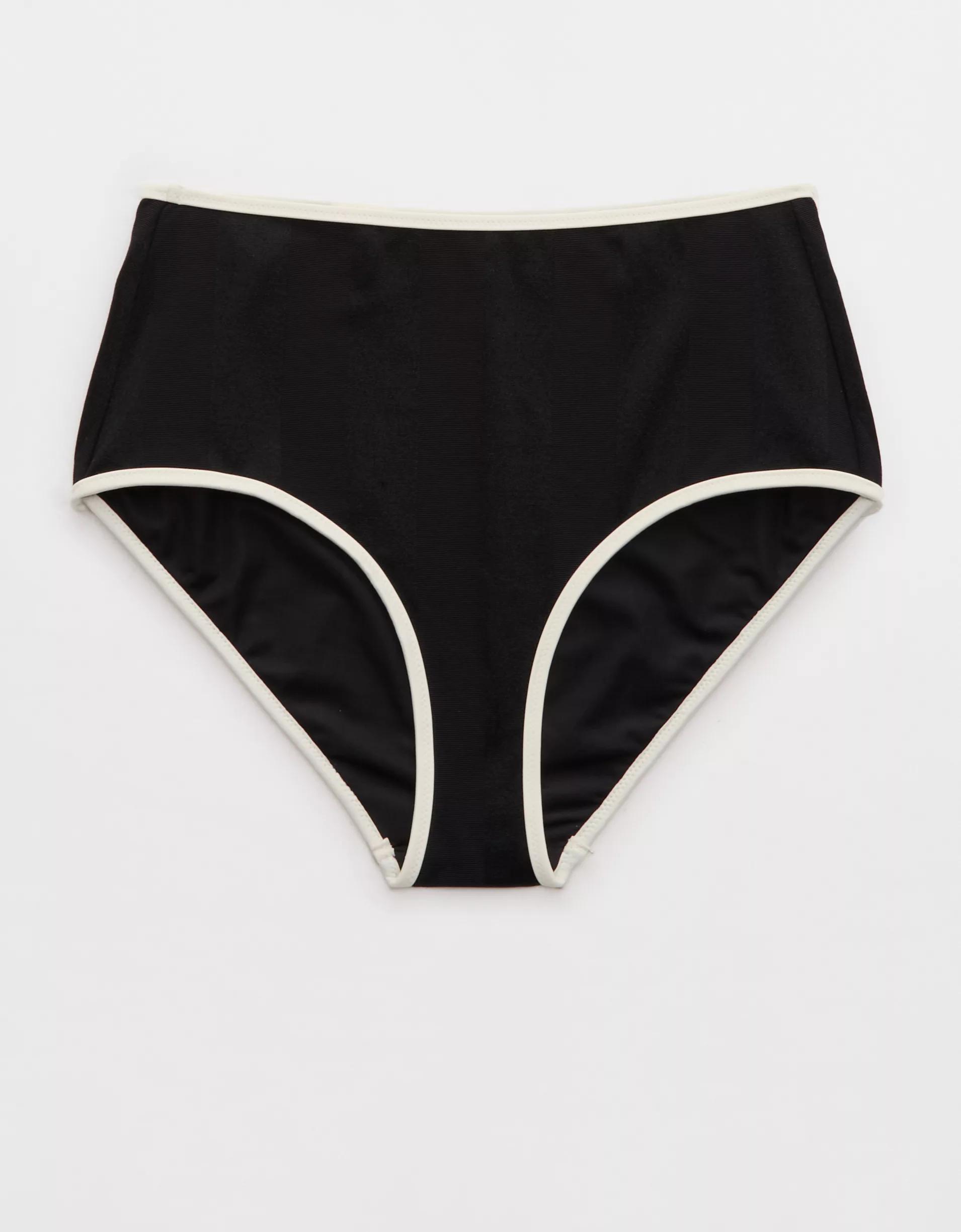 Aerie High Waisted Shine Bikini Bottom Product Image